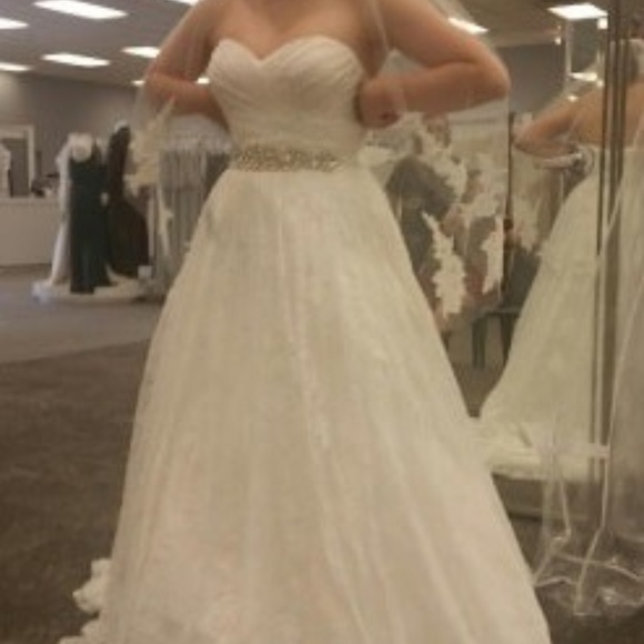 Lace Ballgown from David's Bridal